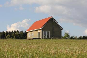 Фото номера Дом с 3 спальнями Дома для отпуска Mazury - Dom przy Cisowym Jarze г. Kowale Oleckie 75